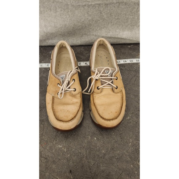 Columbia Boat Shoes Men's Size 10.5 Tan TechLite PFG Fishing Boatdrainer BM4632 - Picture 1 of 9